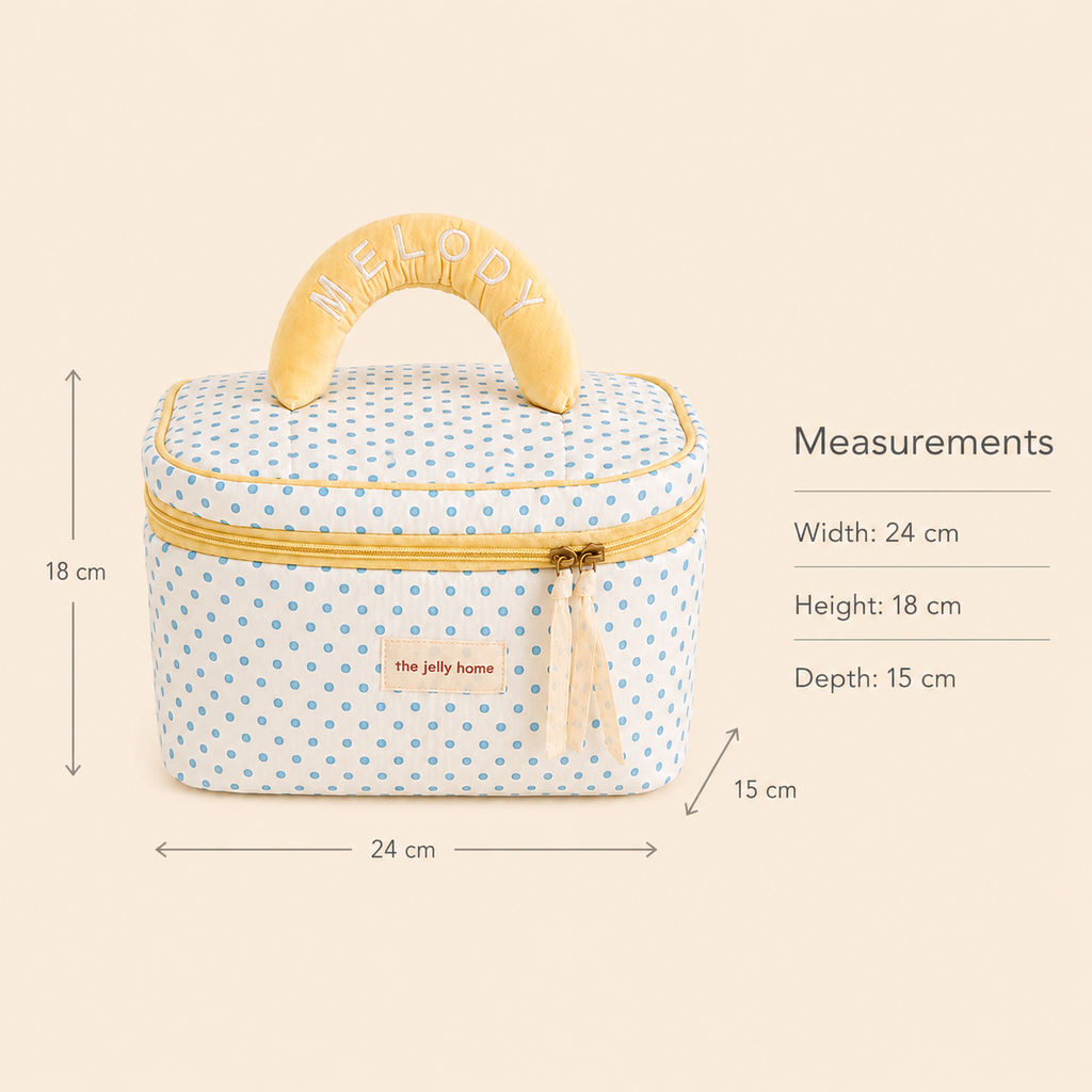3-Piece Makeup & Travel Bag Set
