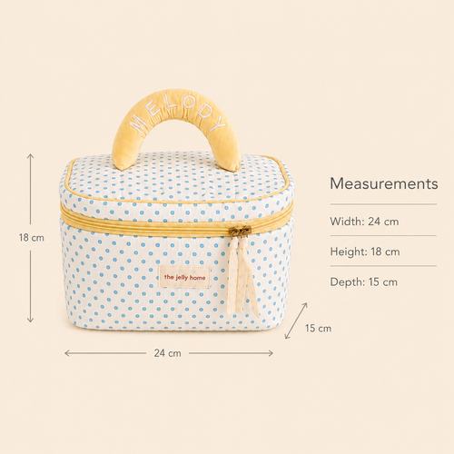 3-Piece Makeup & Travel Bag Set