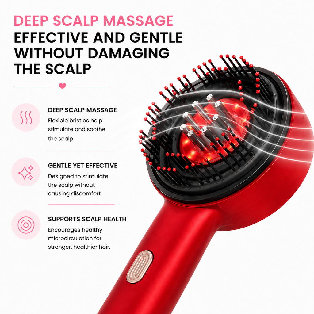 Red Light Scalp Massager