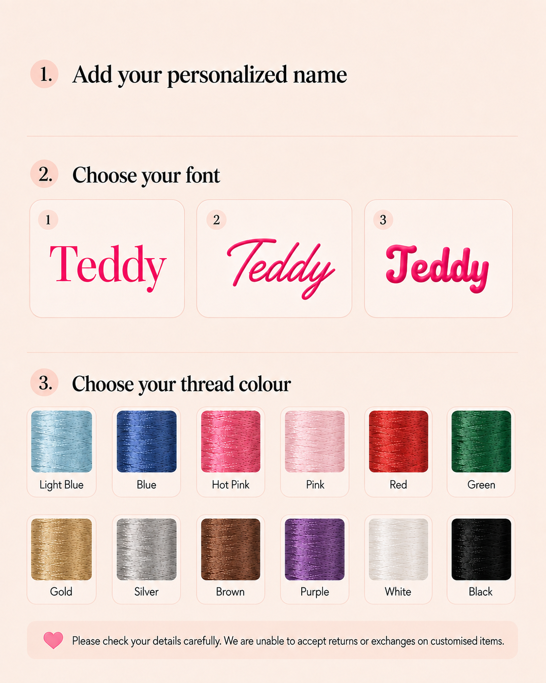 Personalised Makeup Bag