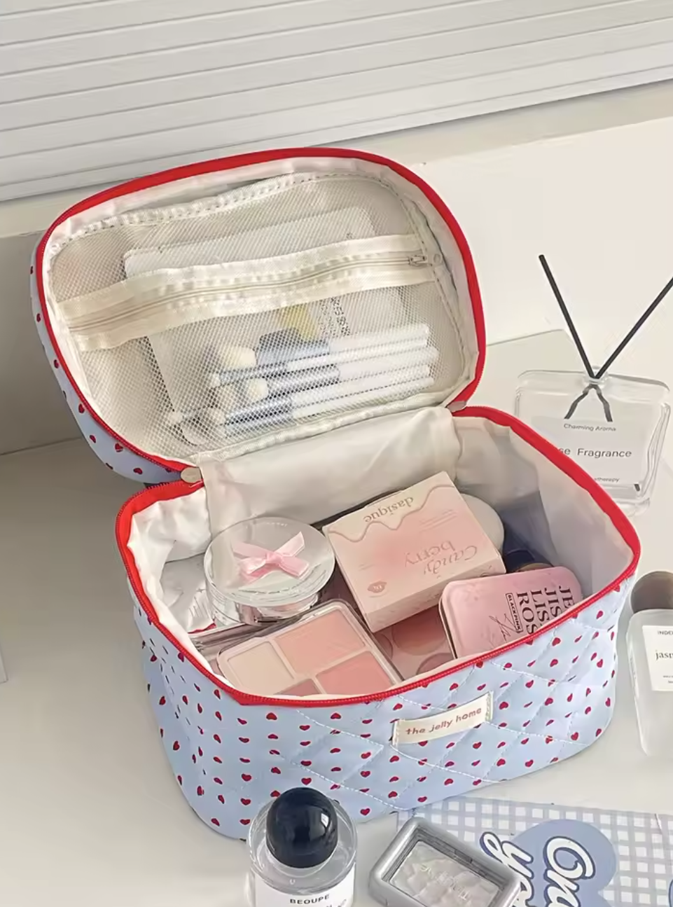 3-Piece Makeup & Travel Bag Set